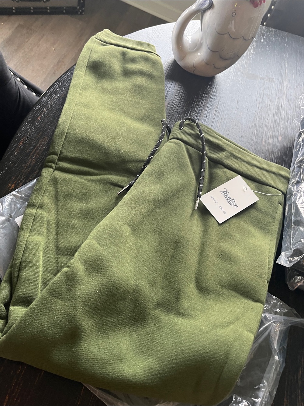 Olive Green Men's Sweatpants